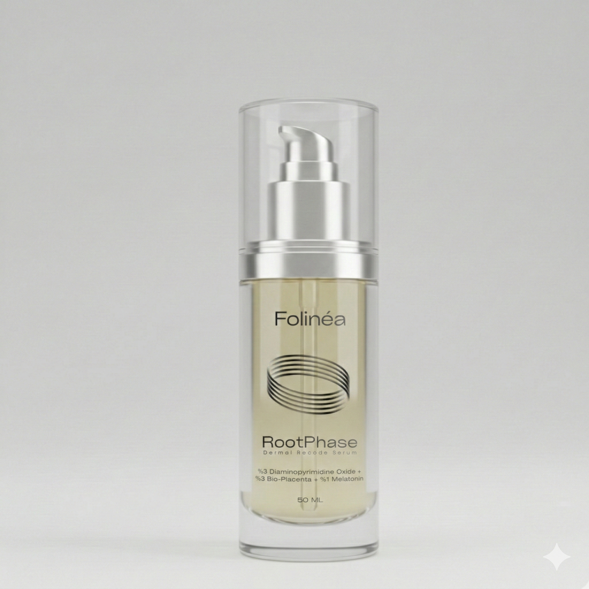 FOLINEA RootPhase™ Serum - %3 Diaminopyrimidine Oxide + %3 Bio-Placenta + %1 Melatonin